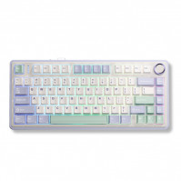 Bàn phím cơ Aula 3 MODE F75 ice green Tím nhạt+be+xanh lá Reaper switch