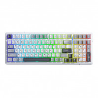 Bàn phím cơ Aula 3 MODE F99 Xám Trắng Xám Đậm Grey wood switch