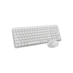 Bộ bàn phím chuột không dây Logitech MK250 (Bluetooth/ Trắng)