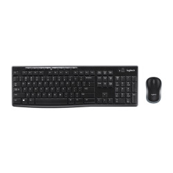 Bộ bàn phím chuột không dây Logitech MK270/MK270R (Đen)