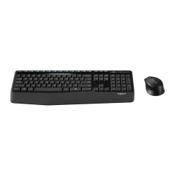 Bộ bàn phím chuột không dây Logitech MK345 (Đen)