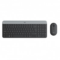 Bộ bàn phím chuột không dây Logitech MK470 Slim (Đen)