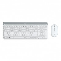 Bộ bàn phím chuột không dây Logitech MK470 (Trắng)