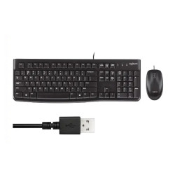 Bộ bàn phím chuột Logitech MK120 (Đen)