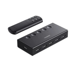 Bộ gộp HDMI Ugreen 90512 5 vào 1 ra chuẩn 2.0 hỗ trợ 4K@60Hz 3D CEC HDR HDCP2.2