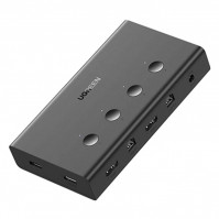 Bộ gộp KVM Switch Ugreen 70439 4 vào 1 HDMI 2.0 hỗ trợ 4K/60Hz