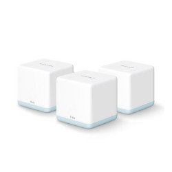 Bộ phát wifi Mercusys Halo H30 3-Pack (Chuẩn AC/ AC1200Mbps/ Ăng-ten ngầm/ Wifi Mesh/ Dưới 100 User)