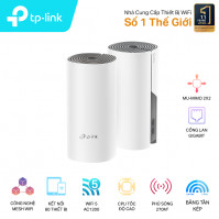 Bộ phát wifi TP-Link Deco M4 2-Pack (Chuẩn AC/ AC1200Mbps/ 2 Ăng-ten ngầm/ Wifi Mesh/ 55 User)