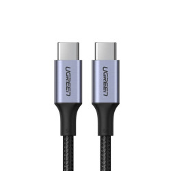 Cáp chuyển Ugreen 90120 USB Type C sang USB Type C dài 3m bọc dù hỗ trợ PD 100W