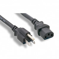 Cáp nguồn máy tính 1.5m (2 chân dẹt + 1 chân tròn)