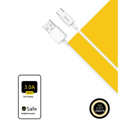 Cáp sạc Pisen USB-A - Type-C  1m TC25-1000