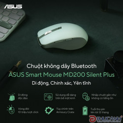 Chuột không dây bluetooth ASUS SmartO Mouse MD200 Silent Plus
