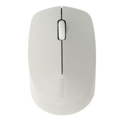 Chuột không dây Rapoo M100 Silent - Xám trắng (Bluetooth/Wireless)
