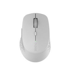 Chuột không dây Rapoo M300 Silent - Trắng Xám (Bluetooth/Wireless)