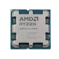 CPU AMD Ryzen 9 9950X TRAY CHÍNH HÃNG (Socket AM5/ Base 4.3 Ghz/ Up to 5.7GHz/ 16 Cores/ 32 Threads/ 64MB)
