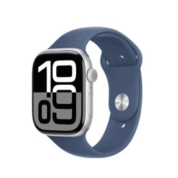 Đồng hồ thông minh Apple Watch Series 10 MWX33SA/A (42mm/ Cellular, GPS, Bluetooth 5.3/ Viền Nhôm/ Dây Sport Band/ Denim/ S/M)
