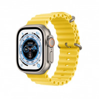 Đồng hồ thông minh Apple Watch Ultra (49mm/ LTE/ Viền Titanium/ Dây Ocean/ Yellow/ MNHG3VN/A)