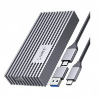 Hộp đựng ổ cứng Orico M234C3-U4-GY M2 NVME Type-C tốc độ 40Gbps Màu xám