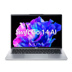 Laptop Acer Swift Go AI OLED SFG14-73-57FZ (Ultra 5 125H/ 16GB/ 512GB SSD/ 14 inch 2.8K/ 120Hz/ Win11/ Silver/ Vỏ nhôm/ 2Y)