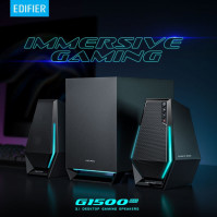 Loa bluetooth Edifier G1500 MAX RGB Gaming Subwoofer 2.1- Màu đen