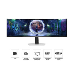 Màn hình cong Samsung Odyssey G9 LS49DG930SEXXV (49Inch/ DQHD (5120x1440)/ 0.003ms/ 240Hz/ 200cd/m2)