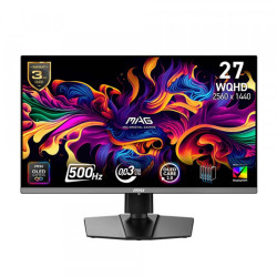 Màn hình gaming MSI MAG 272QP QD-OLED X50 (27Inch/ QHD (2560x1440)/ 0,5ms/ 500Hz/ 300cd/m2/ OLED)