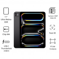 Máy tính bảng Apple IPad Pro 11 M4 Wifi (8GB/ 256GB/ Space Black)