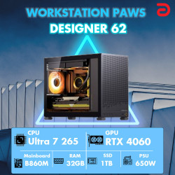 Máy tính PAWS DESIGNER 62 (Core Ultra 7 265/B860/32GB/RTX 4060)