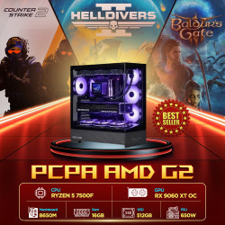 Máy tính PCPA AMD G2 (R5 7500F/16GB/ 512GB SSD/RX 9060 XT 16G/650W)
