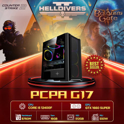 Máy tính PCPA G17 (i5 12400F/16GB/ 512GB SSD/RTX1660S/550W)