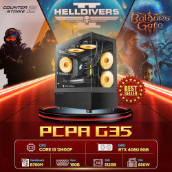 Máy tính PCPA G35 (i5 12400F/16GB/ 512GB SSD/ RTX 4060 8Gb/650W)