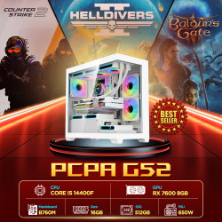 Máy tính PCPA G52 (i5 14400F/ 16GB/ 512GB SSD/RX 7600 8Gb/650W)