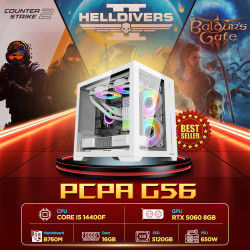 Máy tính PCPA G56 (i5 14400F/ 16GB/ 512GB SSD/RTX 5060 8Gb/650W)