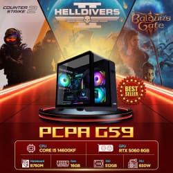 Máy tính PCPA G59 (i5 14600KF/ 16GB/ 512GB SSD/RTX 5060 8Gb /650W)