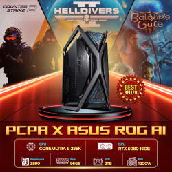 Máy tính PCPA x Asus ROG AI 7- Core Ultra 9 285K/96GB/RTX5080