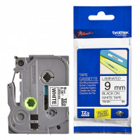 Nhãn in Brother TZE-221 9mm (Dùng cho máy Brother Ptouch PT)