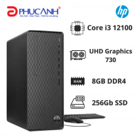 PC HP M01 F2029D 77B55PA (I3 12100/ 8GB/ 256Gb SSD/ Wifi + BT/ Key/ Mouse/ Win11/ 1Y)