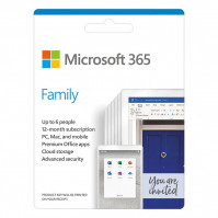 Phần mềm Office Microsoft 365 Family ESD 6GQ-00083 (6 người/ 5 thiết bị/ người/ 12 tháng)