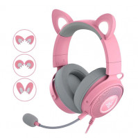 Tai nghe Gaming Razer Kraken Kitty V2 Pro - Quartz (LED RGB)
