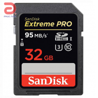 Thẻ nhớ SD Extreme Pro Sandisk 32Gb  (R/W:95/90M)