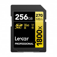 Thẻ nhớ SD Lexar Professional 1800x SDXC V60 256Gb (R/W:270/180M)
