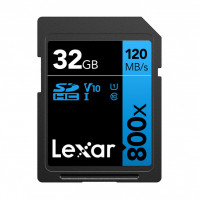 Thẻ nhớ SD Lexar Professional 800x SDXC V30 32Gb (R/W:120/45M)