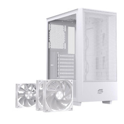 Vỏ máy tính EINAREX P100 RGB White (Mid Tower/ ATX/ Trắng)