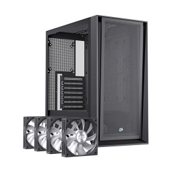 Vỏ máy tính EINAREX P600 RGB Black (Mid Tower/ ATX/ Đen)
