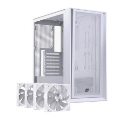 Vỏ máy tính EINAREX P600 RGB White (Mid Tower/ ATX/ Trắng)
