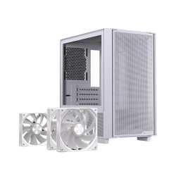 Vỏ máy tính EINAREX PM150 RGB White (Mid Tower/ M-ATX/ Trắng)