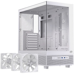 Vỏ máy tính EINAREX S500 RGB White (Mini Tower/ M-ATX/ Trắng)