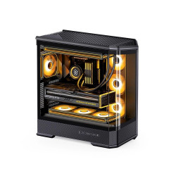 Vỏ máy tính JONSBO D400 Black (Mid Tower/ ATX/ Đen)