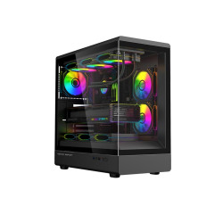 Vỏ máy tính KENOO ESPORT AK420 - Màu Đen (Mid Tower/ ATX/ Đen)