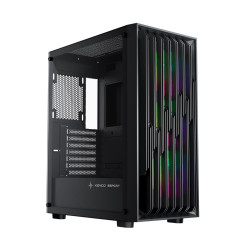 Vỏ máy tính KENOO ESPORT EM730- 3F - Mầu Đen (Mid Tower/ E-ATX/ Đen)